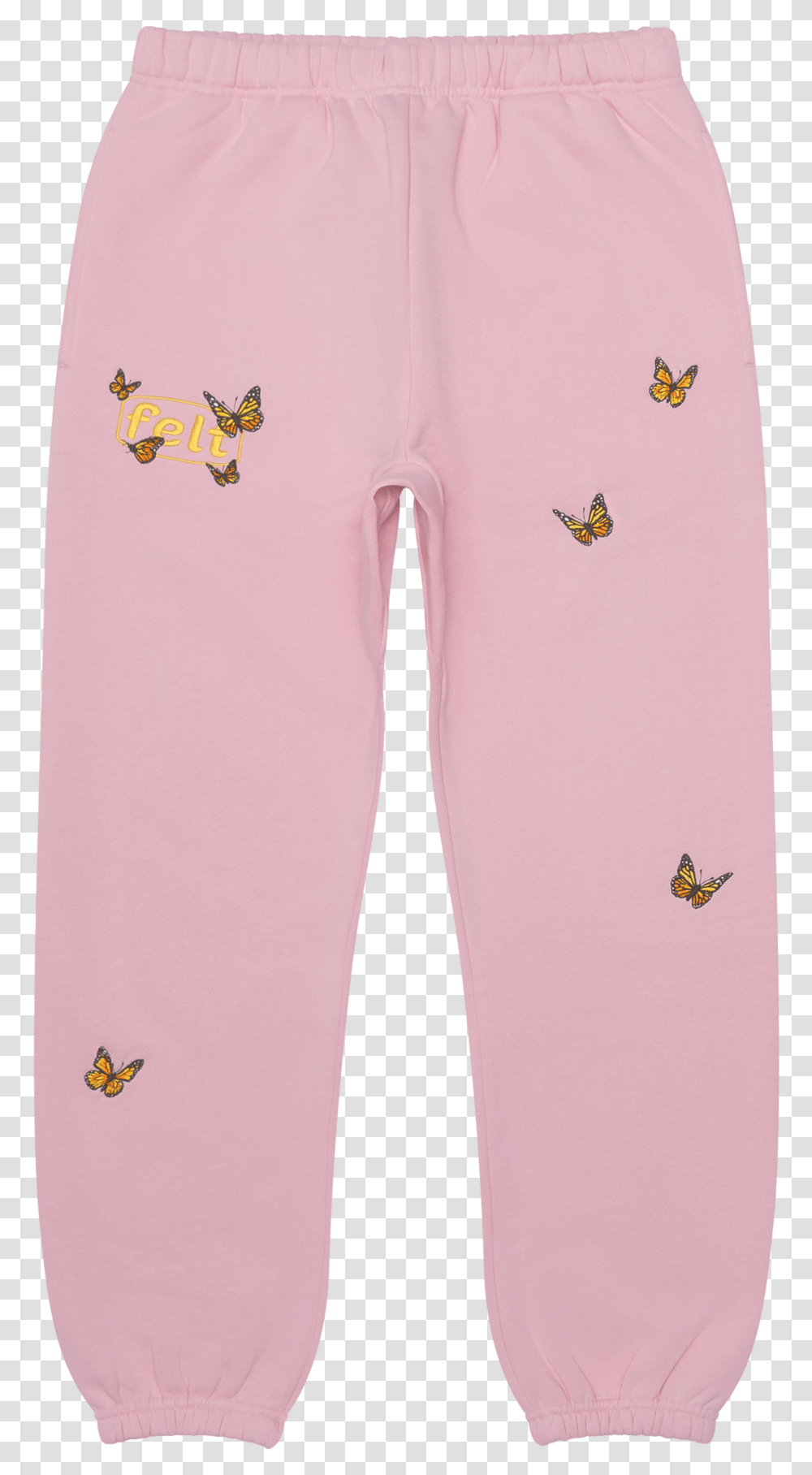 Pink Butterfly Sweatpant Sweatpants, Shorts, Clothing, Apparel, Shirt Transparent Png