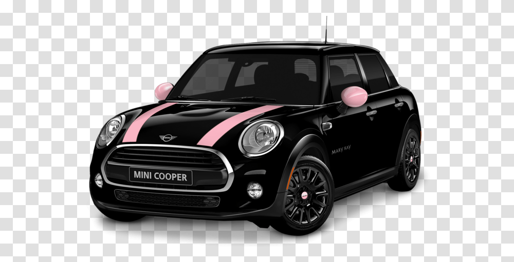 Pink Cadillac Not Your Style Mary Kay Mini Cooper 2020 Black, Car, Vehicle, Transportation, Sedan Transparent Png
