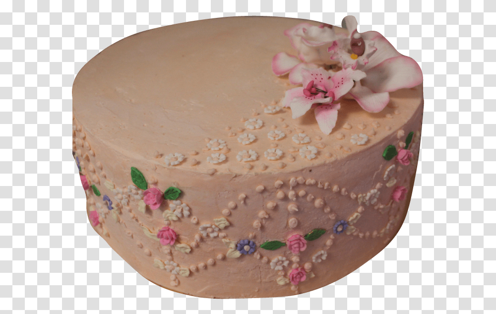 Pink Cake Birthday Cake, Dessert, Food, Torte, Cream Transparent Png