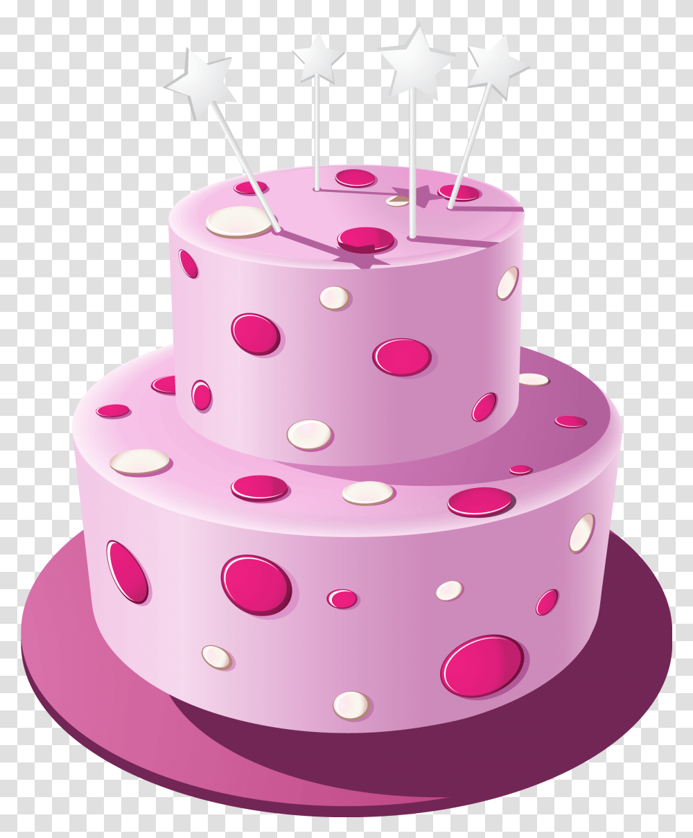 Pink Cake Clipart Image Birthday Cake For Girls, Dessert, Food, Wedding Cake,  Transparent Png