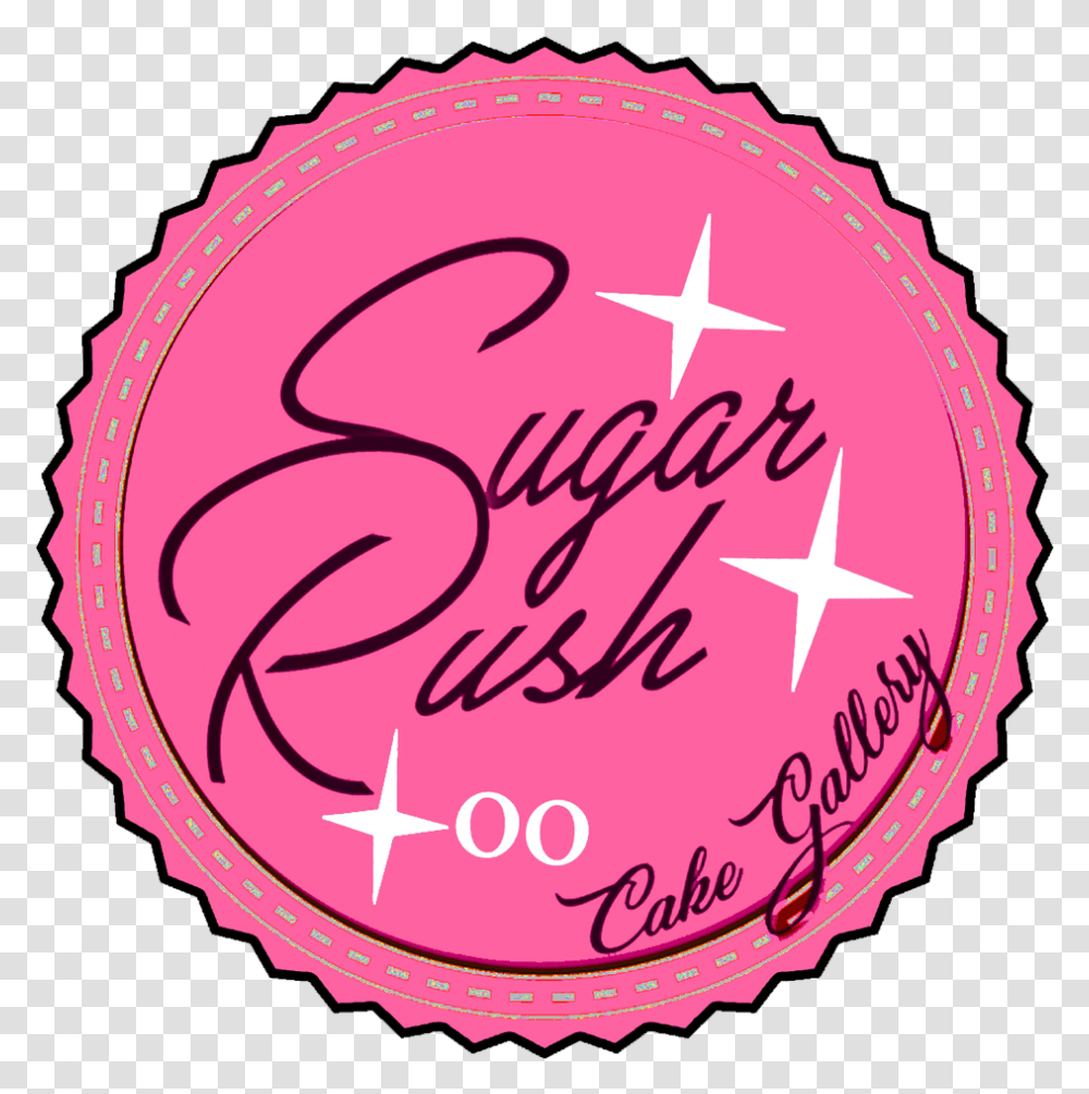 Pink Cake, Label, Cupcake, Cream Transparent Png