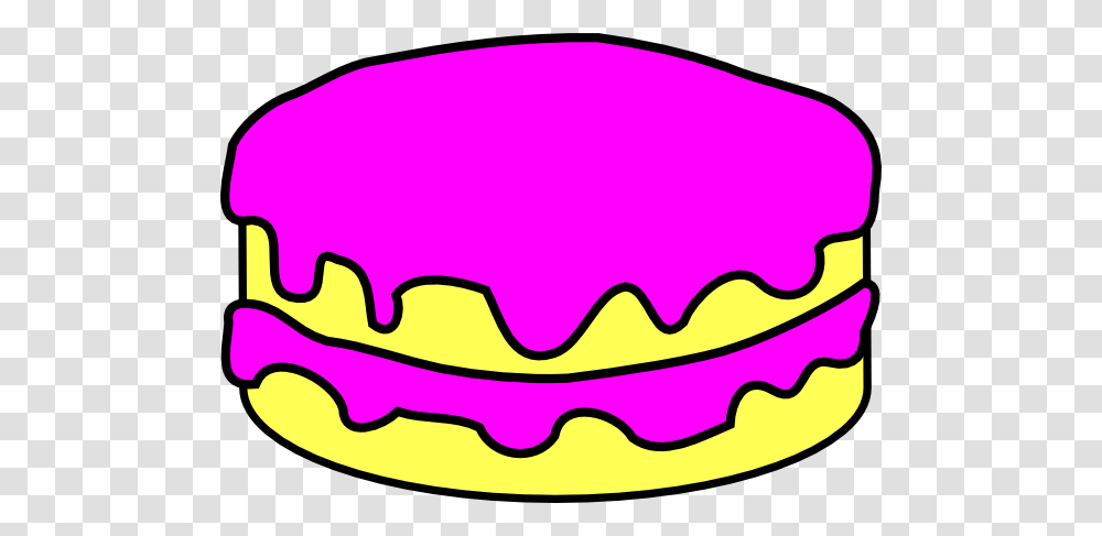 Pink Cake No Candle Clip Art, Dessert, Food, Burger, Cream Transparent Png
