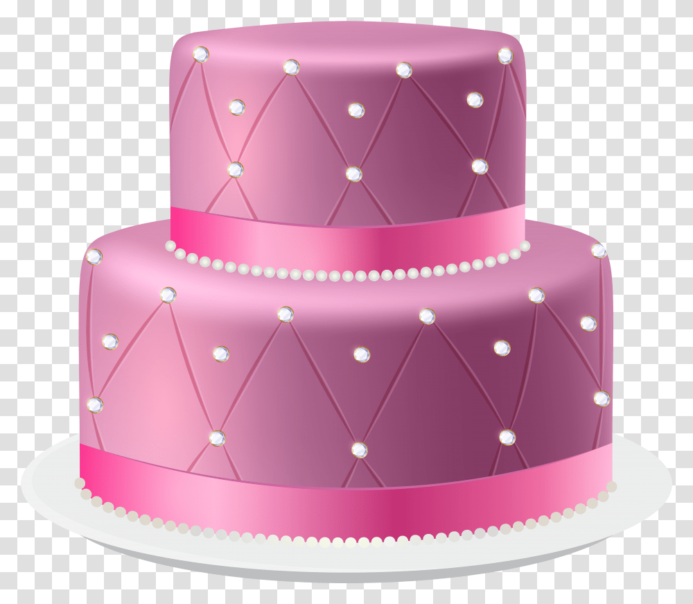 Pink Cake Pink Cake Clipart, Dessert, Food, Birthday Cake, Wedding Cake Transparent Png