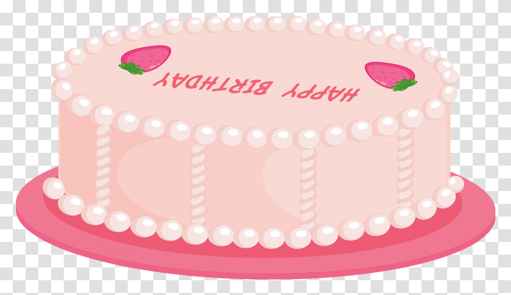 Pink Cake & Clipart Free Download Ywd Imagens De Bolo De Aniversario Em, Dessert, Food, Birthday Cake, Icing Transparent Png