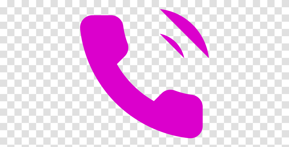 Pink Call And Phone Icon Dot, Hand, Symbol, Graphics, Art Transparent Png