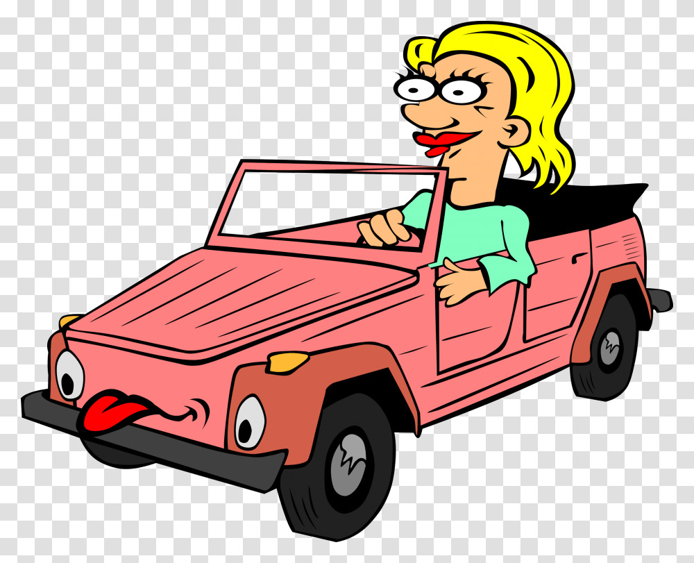 Pink Car Download Free Clip Art Driving Clipart, Vehicle, Transportation, Automobile, Jeep Transparent Png