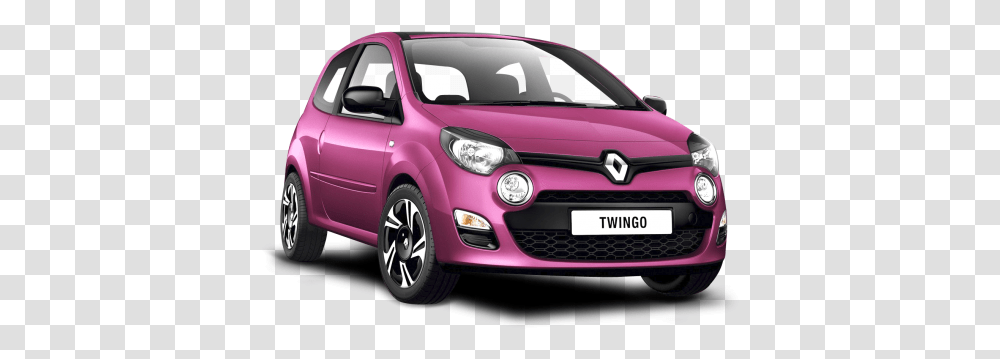 Pink Car Image Renault Twingo, Vehicle, Transportation, Automobile, Wheel Transparent Png