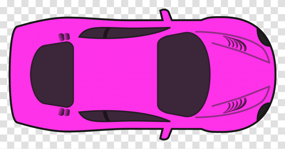 Pink Car Jpg Freeuse Download Files Top View Car Clipart, Text, Bag, Pillow, Cushion Transparent Png