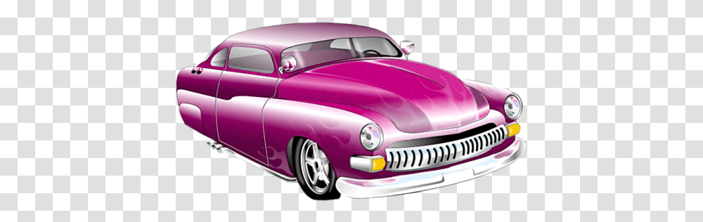 Pink Car Tube Moto Et Fille, Vehicle, Transportation, Sports Car, Coupe Transparent Png