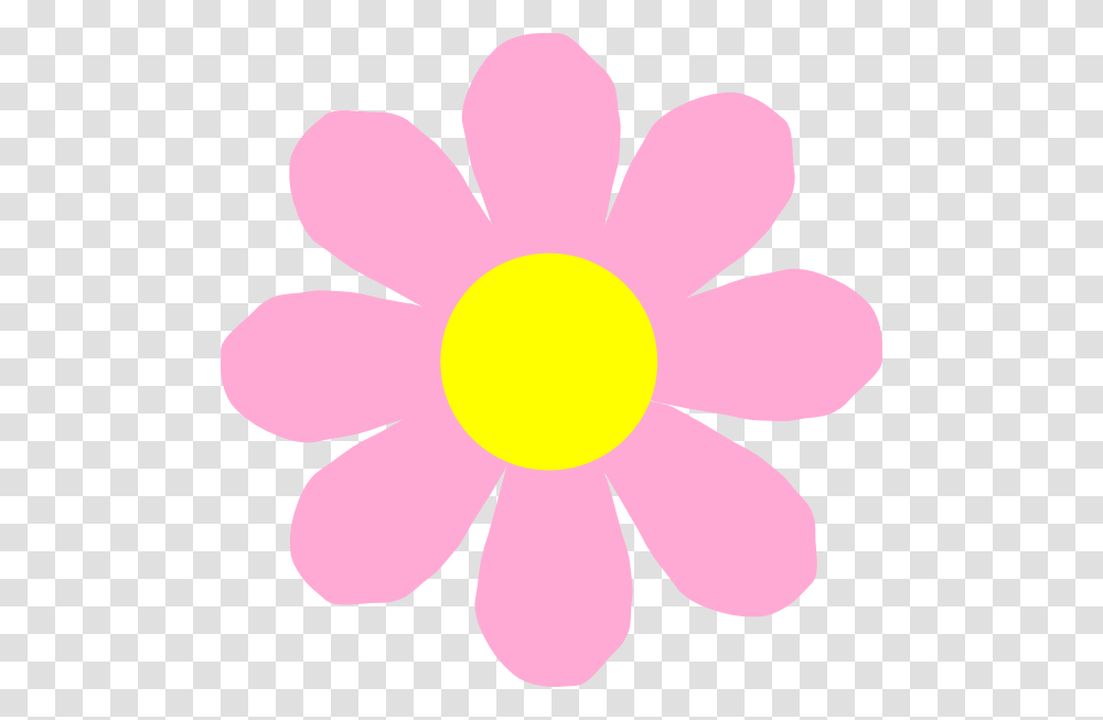 Pink Cartoon Flowers Flower With 8 Petals Clipart, Daisy, Plant, Cushion, Purple Transparent Png