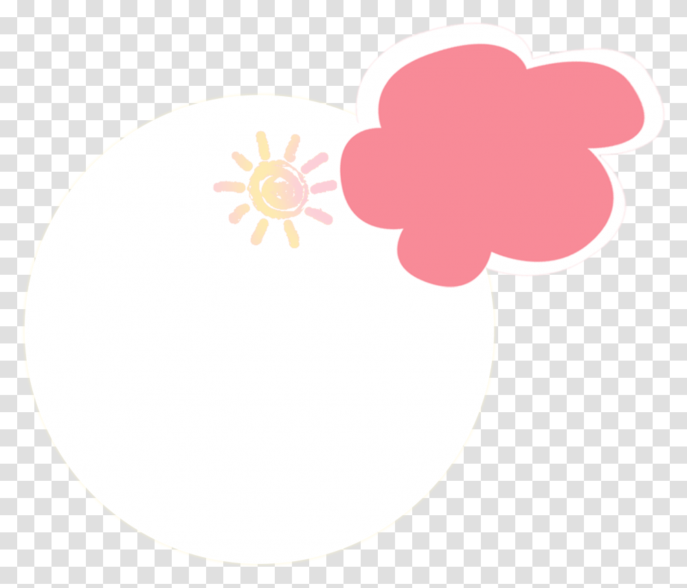 Pink Cartoon Sun Decoration Pattern Circle, Plant, Flower, Anther, Balloon Transparent Png