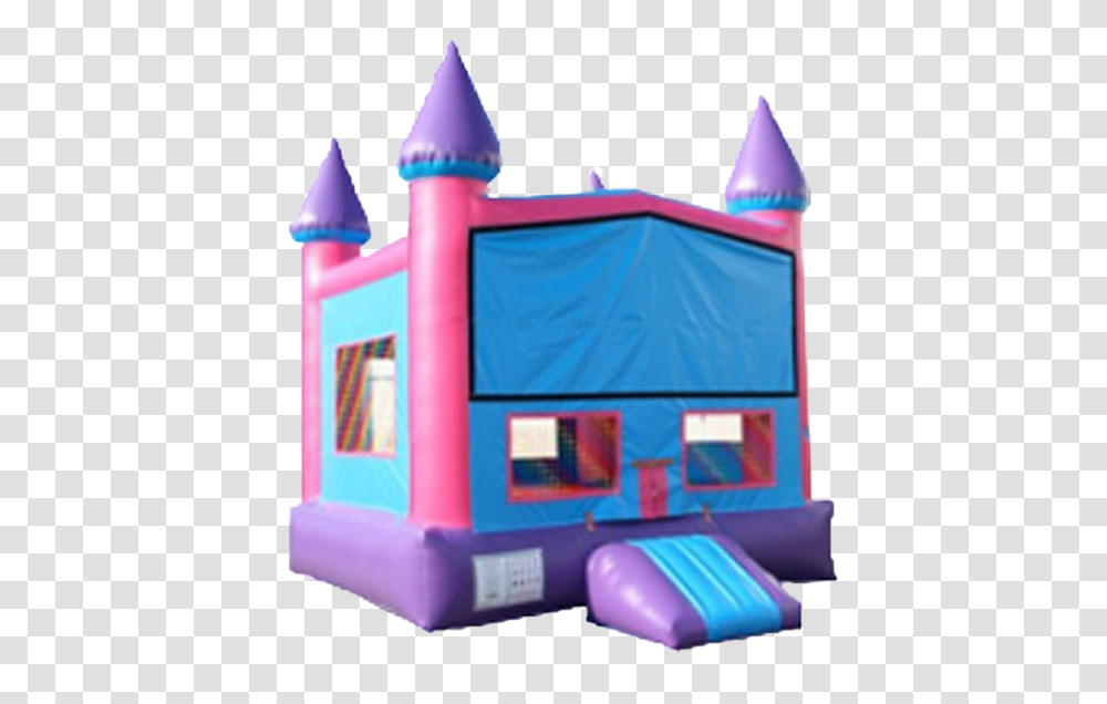 Pink Castle Bounce House Castle Bounce House Pink, Inflatable, Play Area Transparent Png