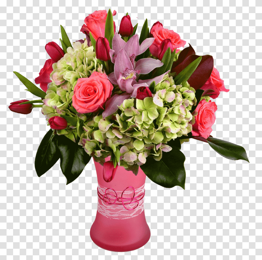 Pink Champagne Bouquet Flower Bouquet, Plant, Flower Arrangement, Blossom, Floral Design Transparent Png