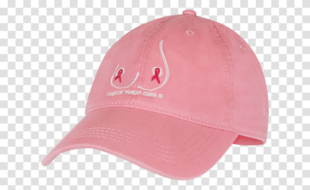 Pink Check Your Girls Baseball Cap Baseball Cap For Girls, Clothing, Apparel Transparent Png