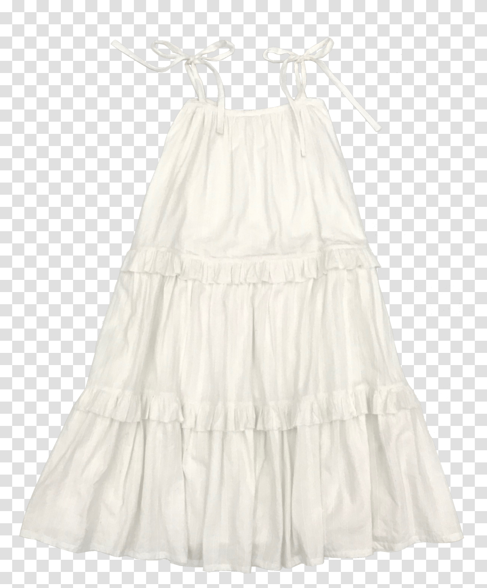 Pink Chicken Garden Dress Xs White Plaid A Line, Apparel, Home Decor, Wedding Gown Transparent Png