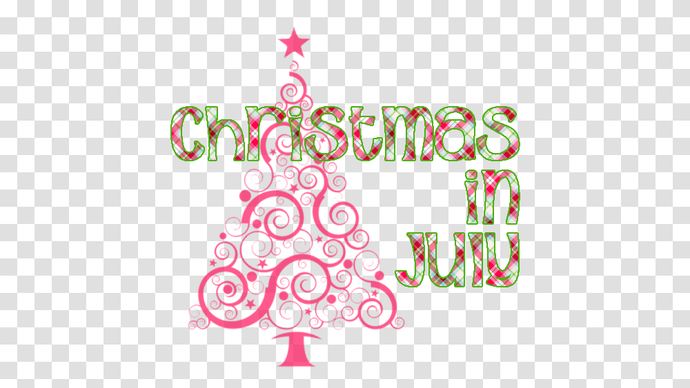 Pink Christmas In July, Tree, Plant, Ornament Transparent Png
