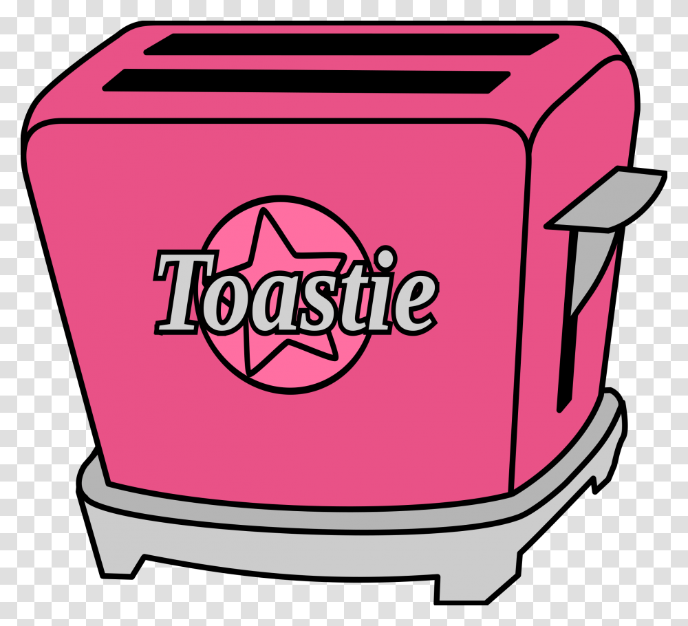 Pink Chrome Toastie Toaster Vector Clipart Image, Appliance, First Aid Transparent Png