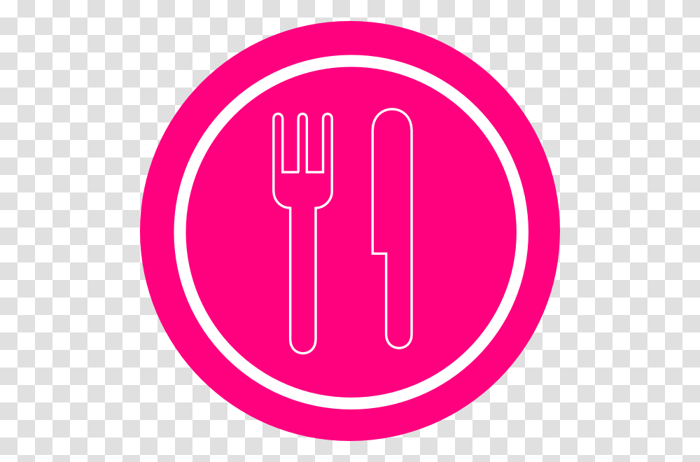 Pink Circle Frame 2 Image Clipart Circle Frame, Fork, Cutlery, Symbol, Sign Transparent Png