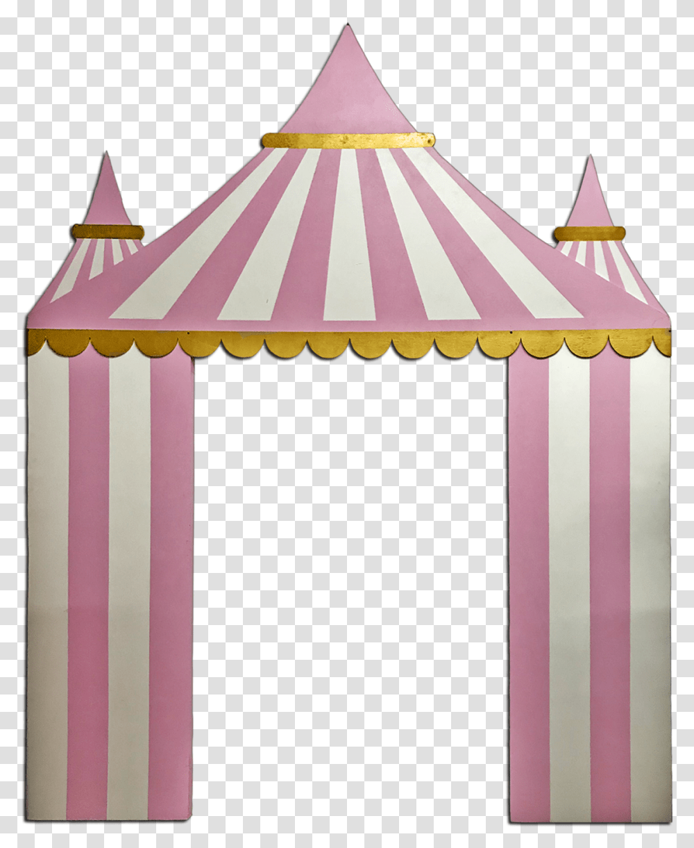 Pink Circus Carnival Tent Backdrop Pink Circus Tent Clipart, Lamp, Leisure Activities, Carousel, Amusement Park Transparent Png