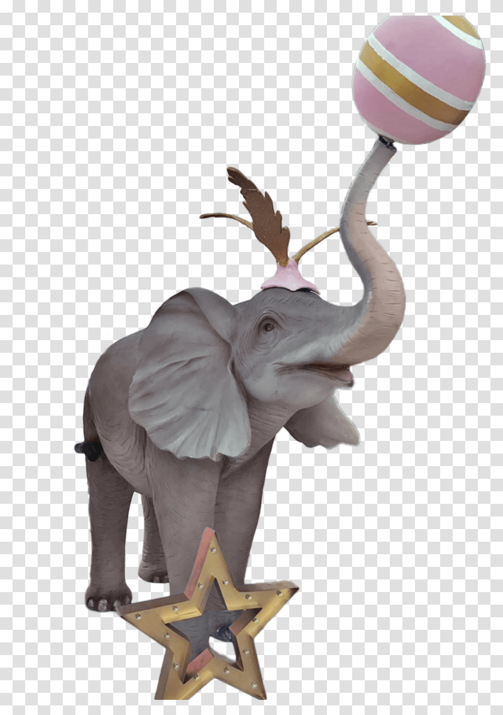 Pink Circus Elephant, Animal, Mammal, Person, Human Transparent Png