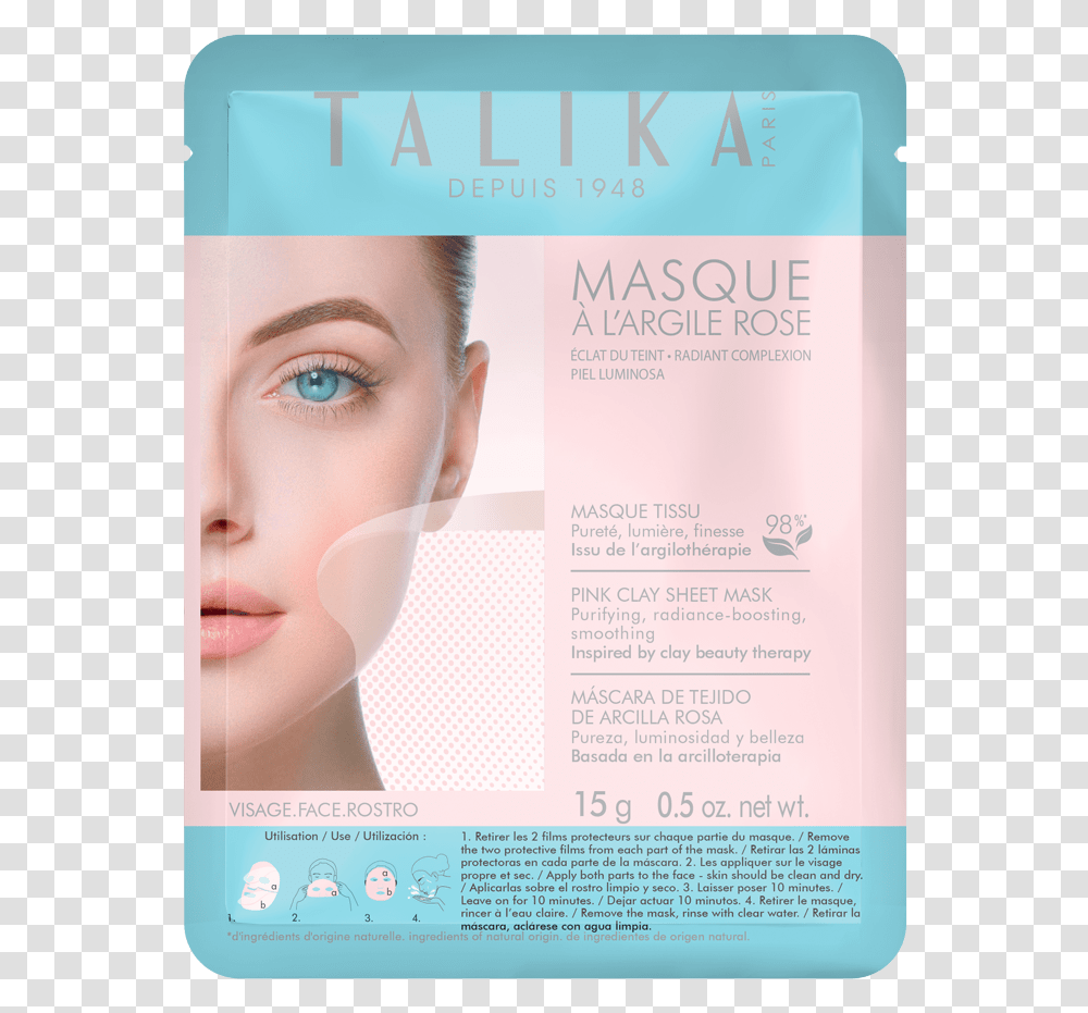 Pink Clay Mask Talika Masks, Advertisement, Poster, Flyer, Paper Transparent Png