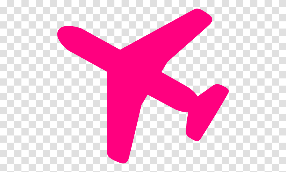 Pink Clip Art At Airplane Clipart Pink, Logo, Trademark Transparent Png