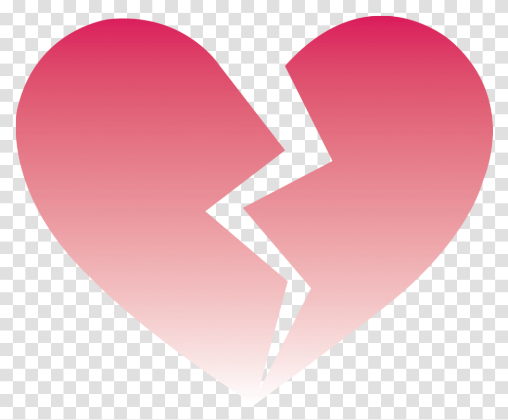 Pink Clipart Broken Heart Picture 1901484 Pink Heart Broken, Balloon, Recycling Symbol, Label, Text Transparent Png