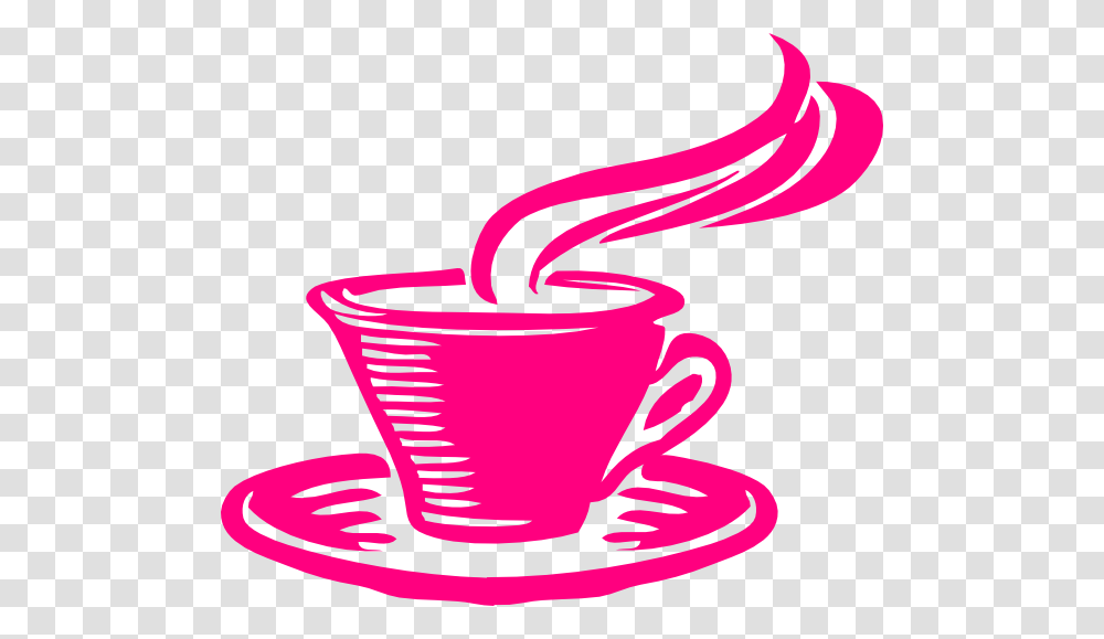 Pink Clipart Coffee Cup Coffee Cup Pink, Saucer, Pottery, Dynamite, Bomb Transparent Png