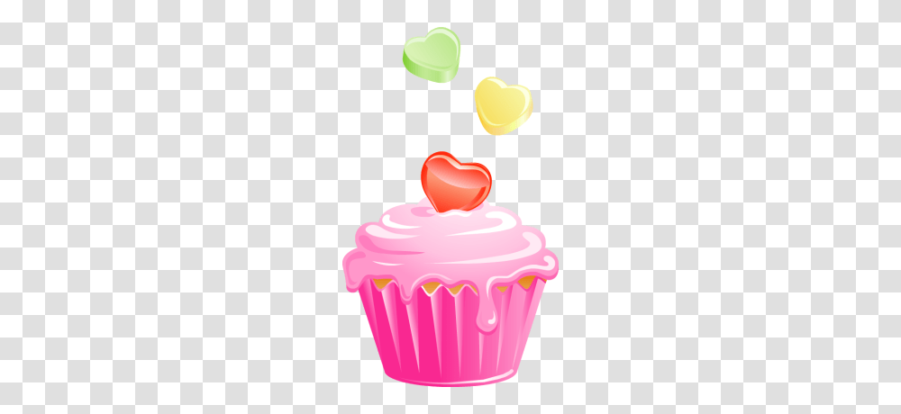 Pink Clipart Cup Cake, Cupcake, Cream, Dessert, Food Transparent Png