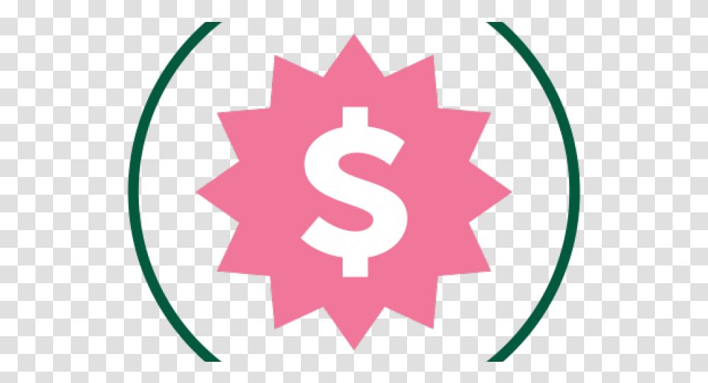 Pink Clipart Money New Green Icon Download Full Money Clipart Pink, Plant, Logo, Symbol, Tree Transparent Png