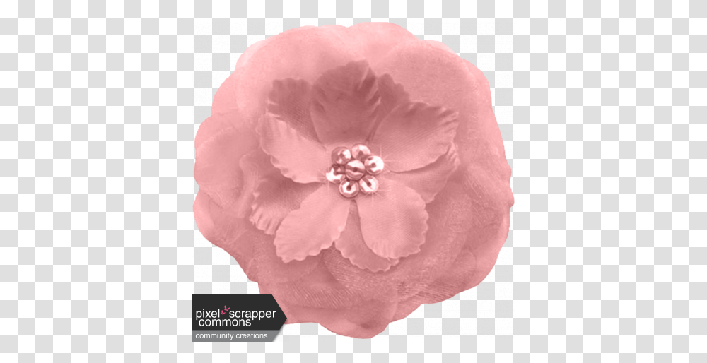 Pink Cloth Flower Graphic By Lisa Hope Stacy Pixel Pixel Scrapper Flower, Rose, Plant, Blossom, Pillow Transparent Png