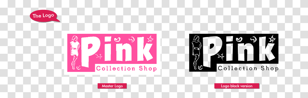 Pink Collection Logo, Trademark, Alphabet Transparent Png