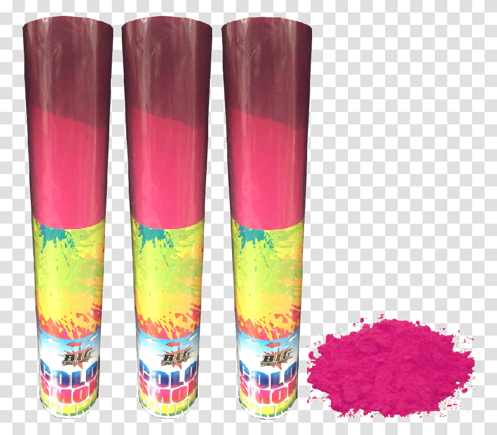 Pink Color Smoke Cannon 40cm 30 Pcs 623884 Images Purple, Paint Container, Cylinder, Dye Transparent Png