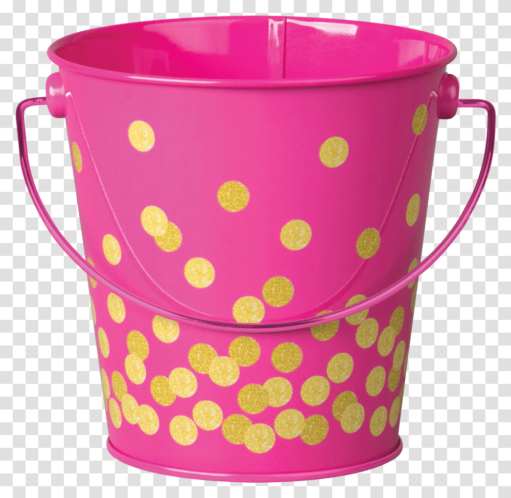 Pink Confetti Bucket Teacher Created Resources Bucket Tcr Transparent Png