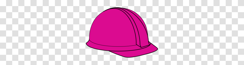 Pink Construction Hard Hat Clip Art, Apparel, Hardhat, Helmet Transparent Png