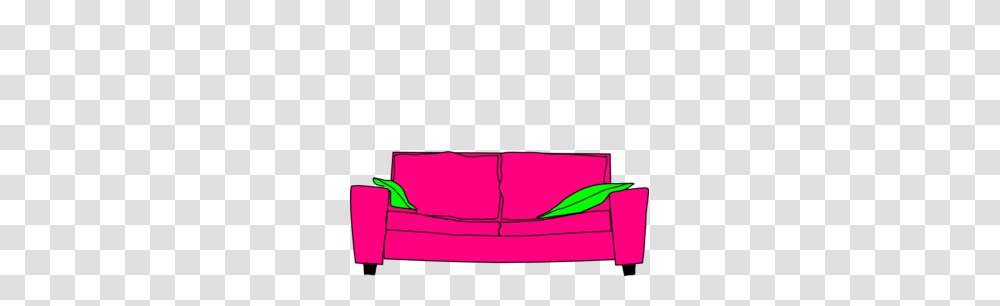 Pink Couch With Pillow Clip Art, Furniture, Paper, Origami Transparent Png