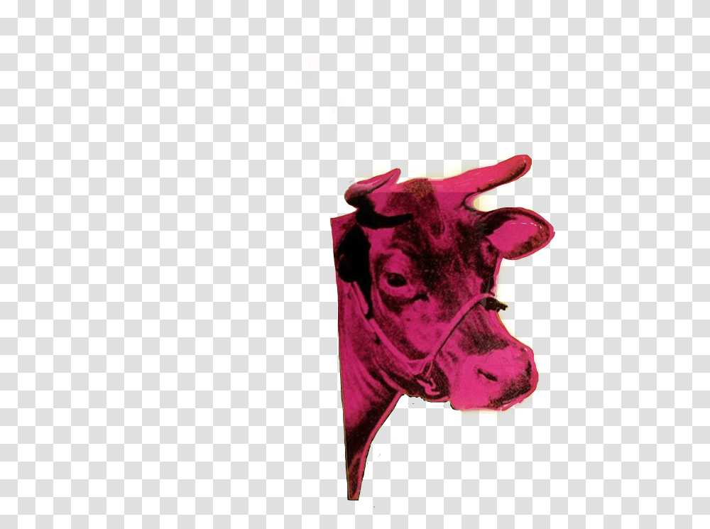 Pink Cow Andy Warhol Purple Cow Andy Warhol, Glass, Light, Beverage Transparent Png