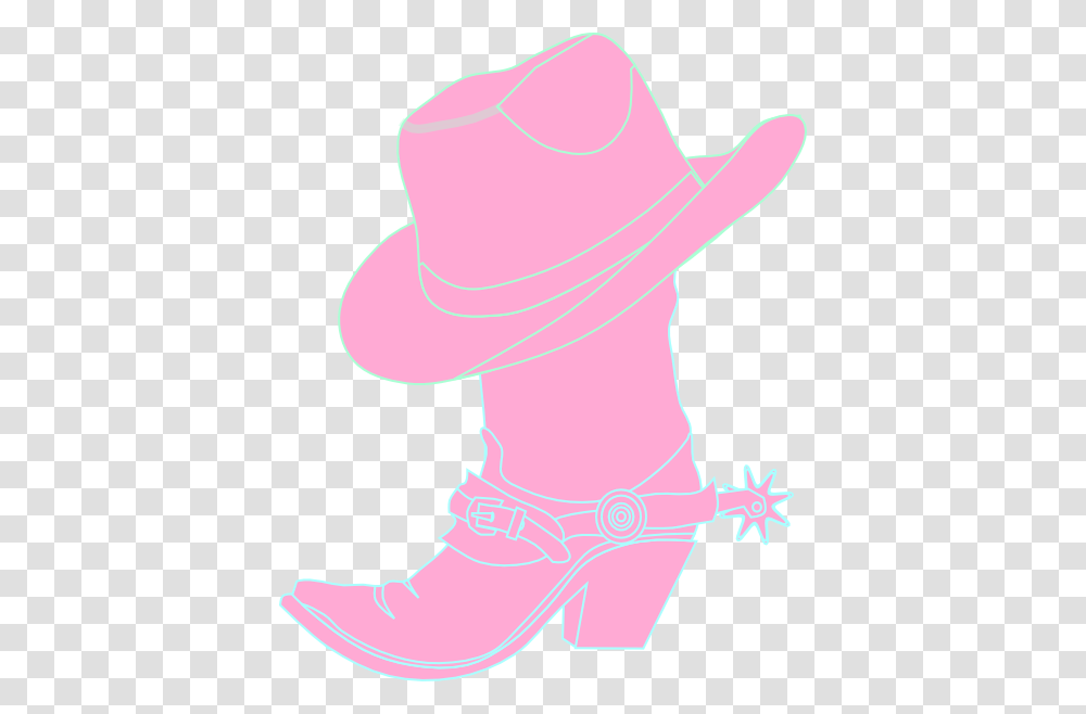 Pink Cowgirl Hat Clip Art, Apparel, Cowboy Hat, Boot Transparent Png