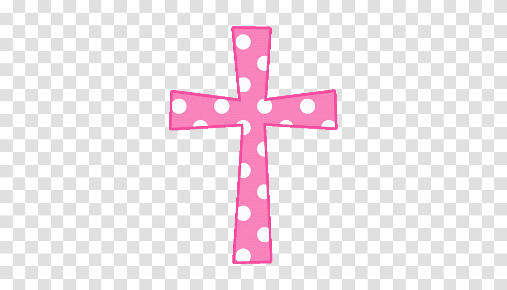 Pink Cross Clipart, Texture, Polka Dot Transparent Png