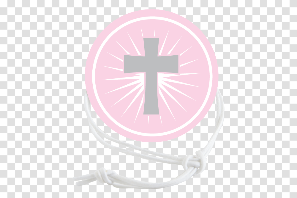 Pink Cross Napkin Knot Product Image Cross, First Aid Transparent Png