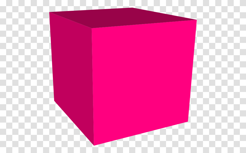 Pink Cube 3d Background Pink Box Clipart, Furniture, Business Card, Paper, Text Transparent Png