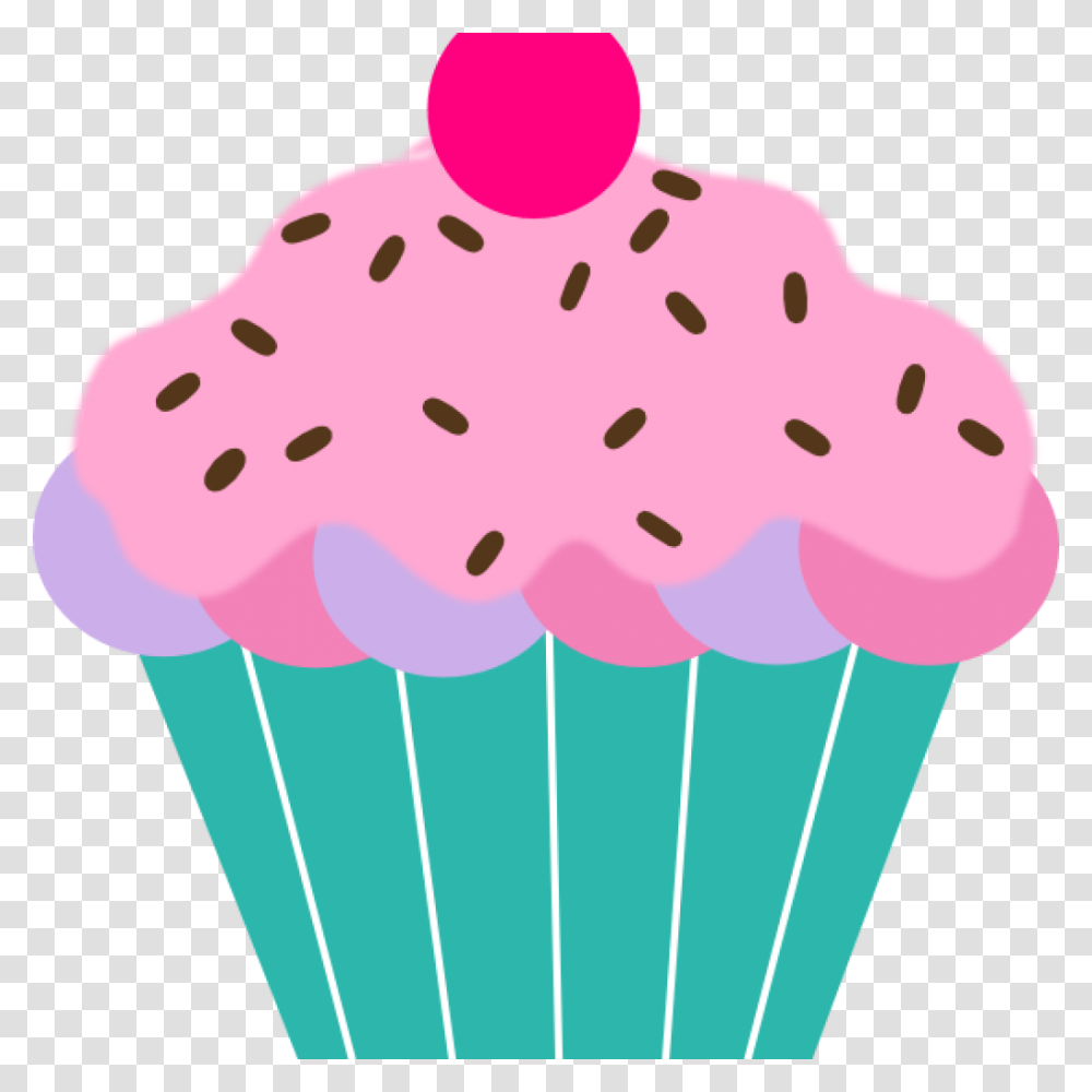 Pink Cupcake Clipart Free Clipart Download, Cream, Dessert, Food, Creme Transparent Png