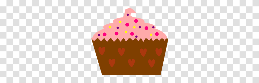 Pink Cupcake With Sprinkles Clip Arts For Web, Food, Sweets, Confectionery, Birthday Cake Transparent Png