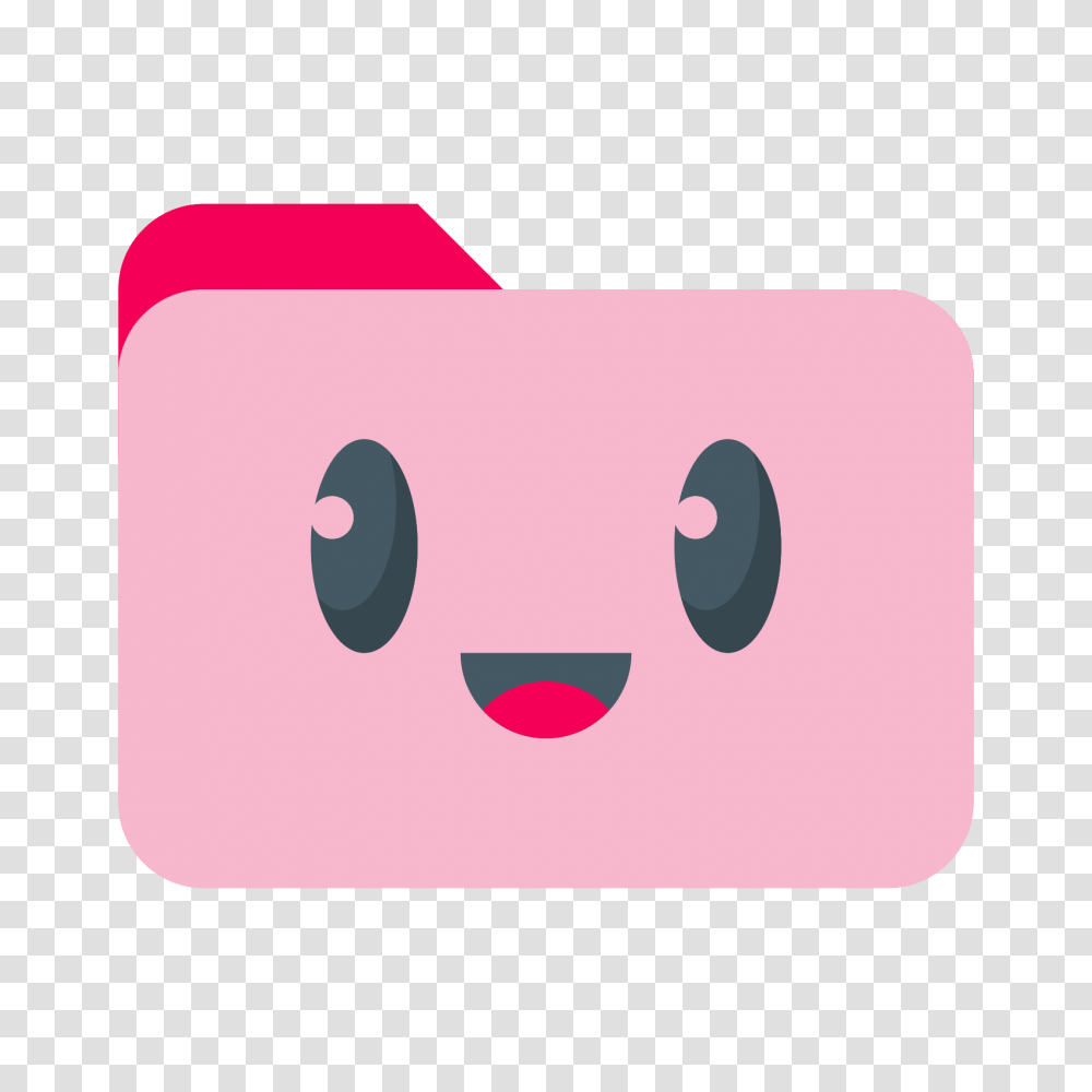 Pink Cute Folder Icon, First Aid, Electronics, Pac Man Transparent Png