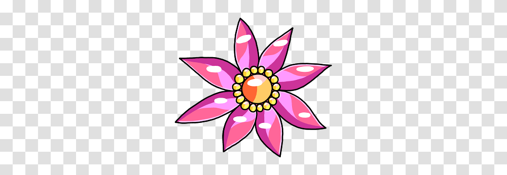Pink Daisy Doodle Flower Free Royalty Free Commercial Use, Floral Design, Pattern Transparent Png