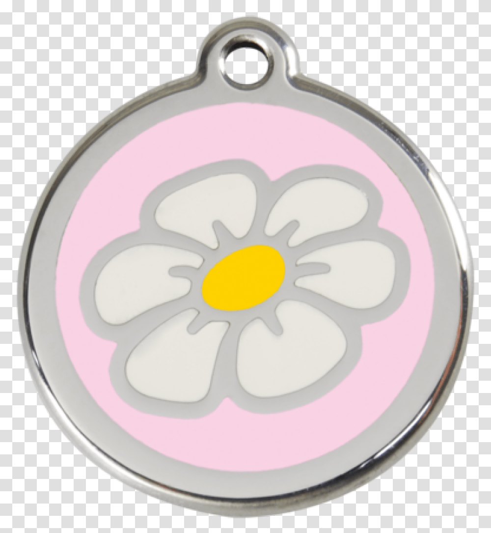 Pink Daisy Pet Tag, Pendant, Ornament, Accessories, Accessory Transparent Png
