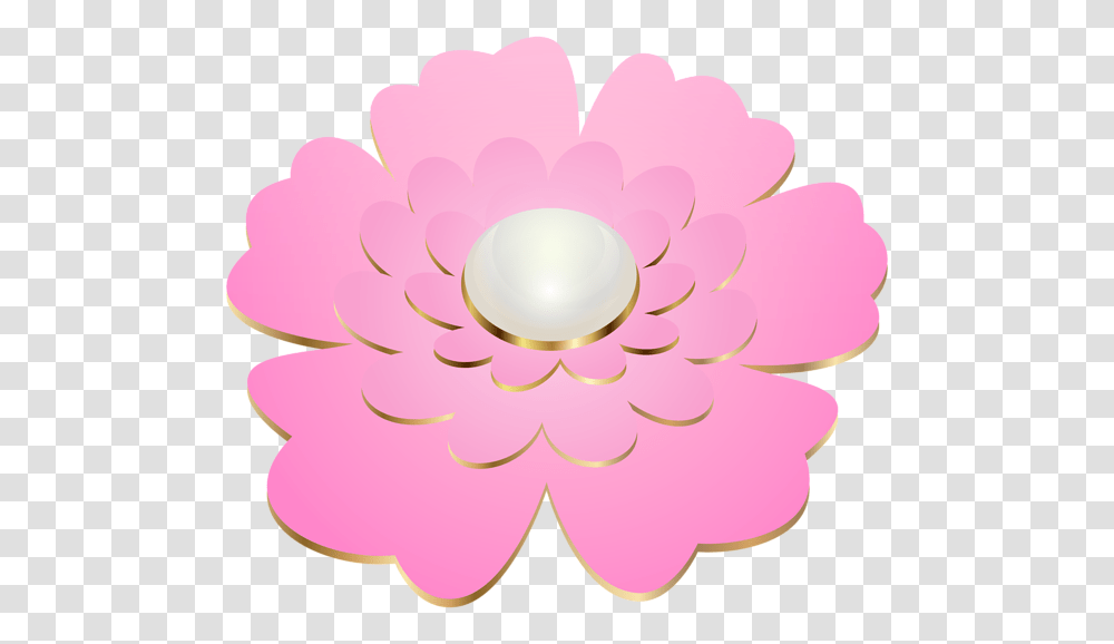 Pink Decorative Flower Clip Art Aa Flores, Dahlia, Plant, Blossom, Petal Transparent Png