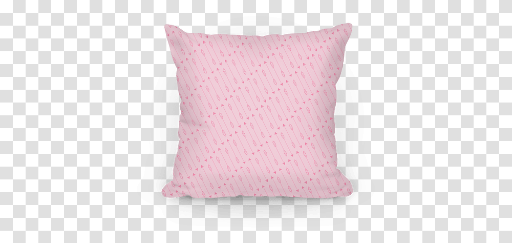 Pink Diagonal Arrow Pattern Pillow Emoji Full Size Cushion, Diaper Transparent Png