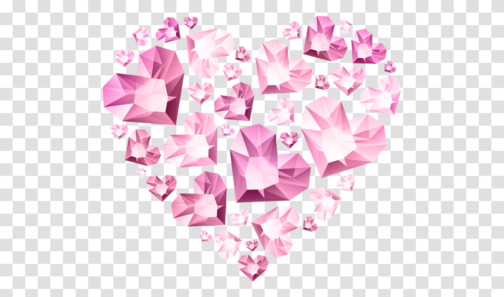 Pink Diamond Heart Image Pink Diamond Clipart, Gemstone, Jewelry, Accessories, Accessory Transparent Png