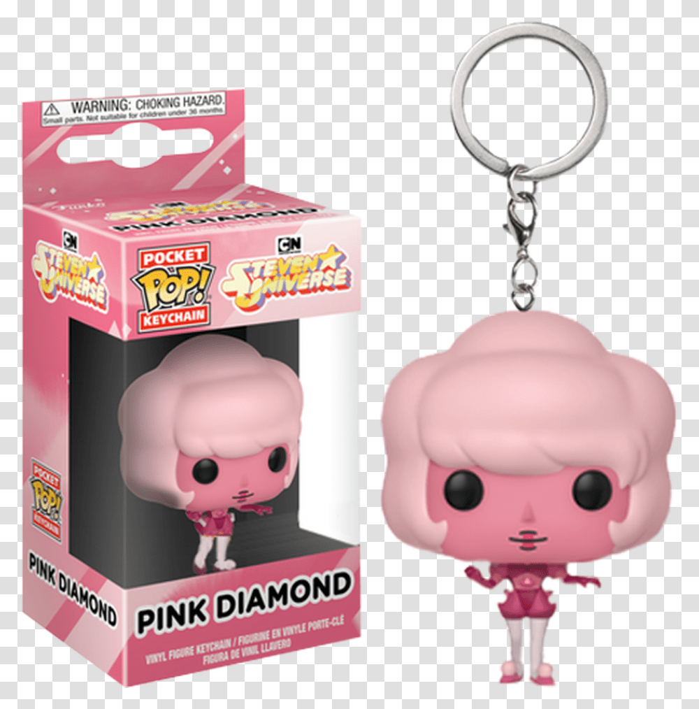 Pink Diamond Pocket Us Exclusive Pop Vinyl Keychain Funko Pocket Pop Steven Universe Pink Diamond, Doll, Toy, Piggy Bank Transparent Png